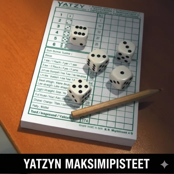 Yatzyn maksimipisteet
