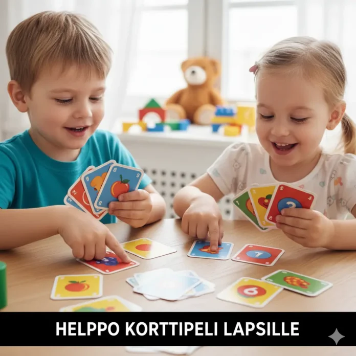 helppo korttipeli lapsille