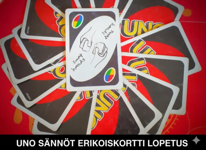 uno säännöt erikoiskortti lopetus