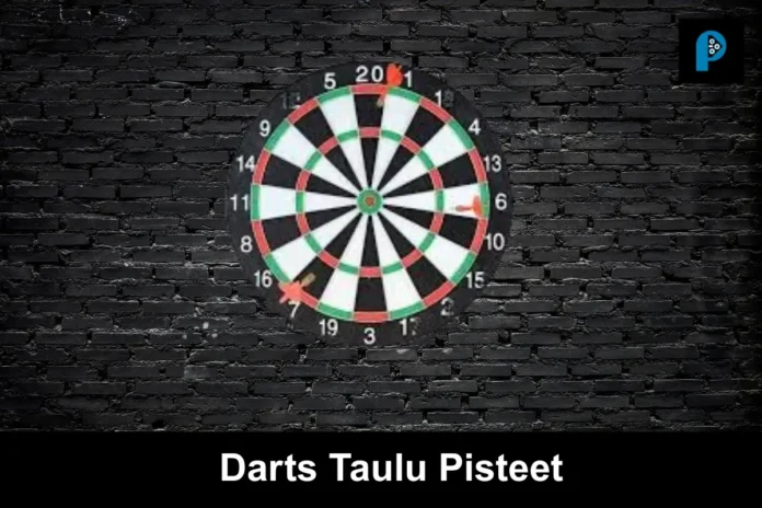 Darts Taulu Pisteet