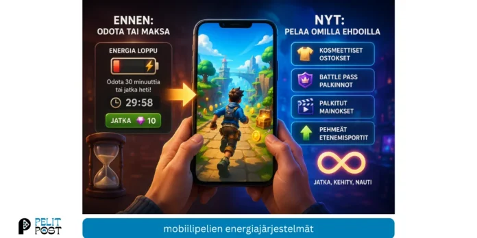 mobiilipelien energiajärjestelmät