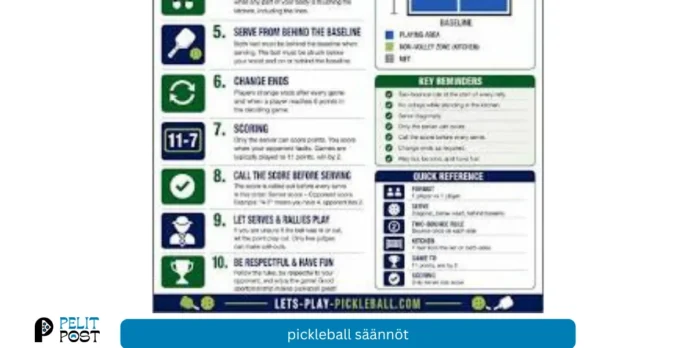 Pickleball säännöt